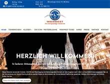 Tablet Screenshot of fahrschule-wienwest.at